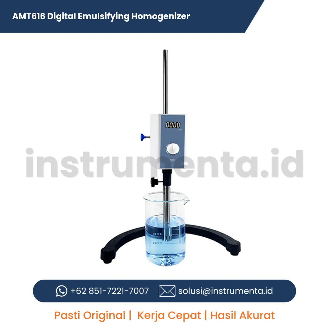 Official Supplier AMT616 Digital Emulsifying Homogenizer Alat Homogenisasi Emulsi Laboratorium